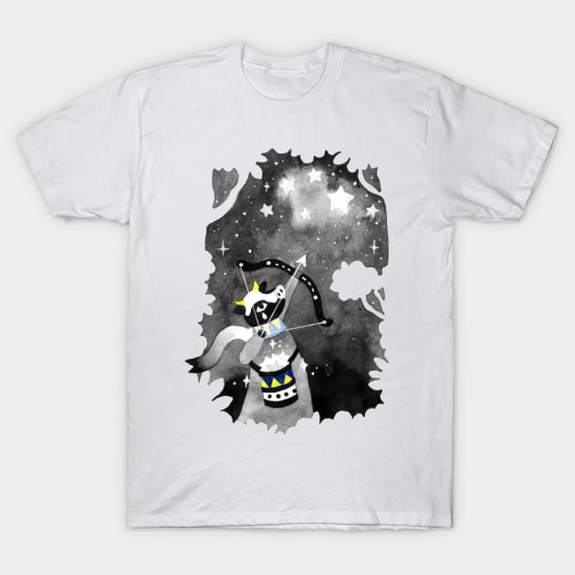 Huntress of the milky way T-Shirt by alan melele